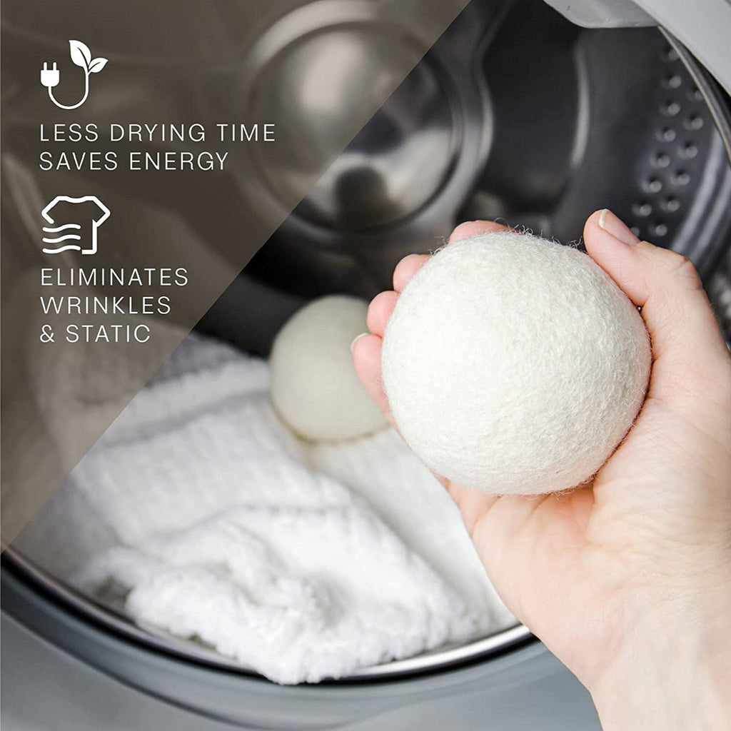 100% Pure New Zealand Wool Dryer Balls - BlueBreeze