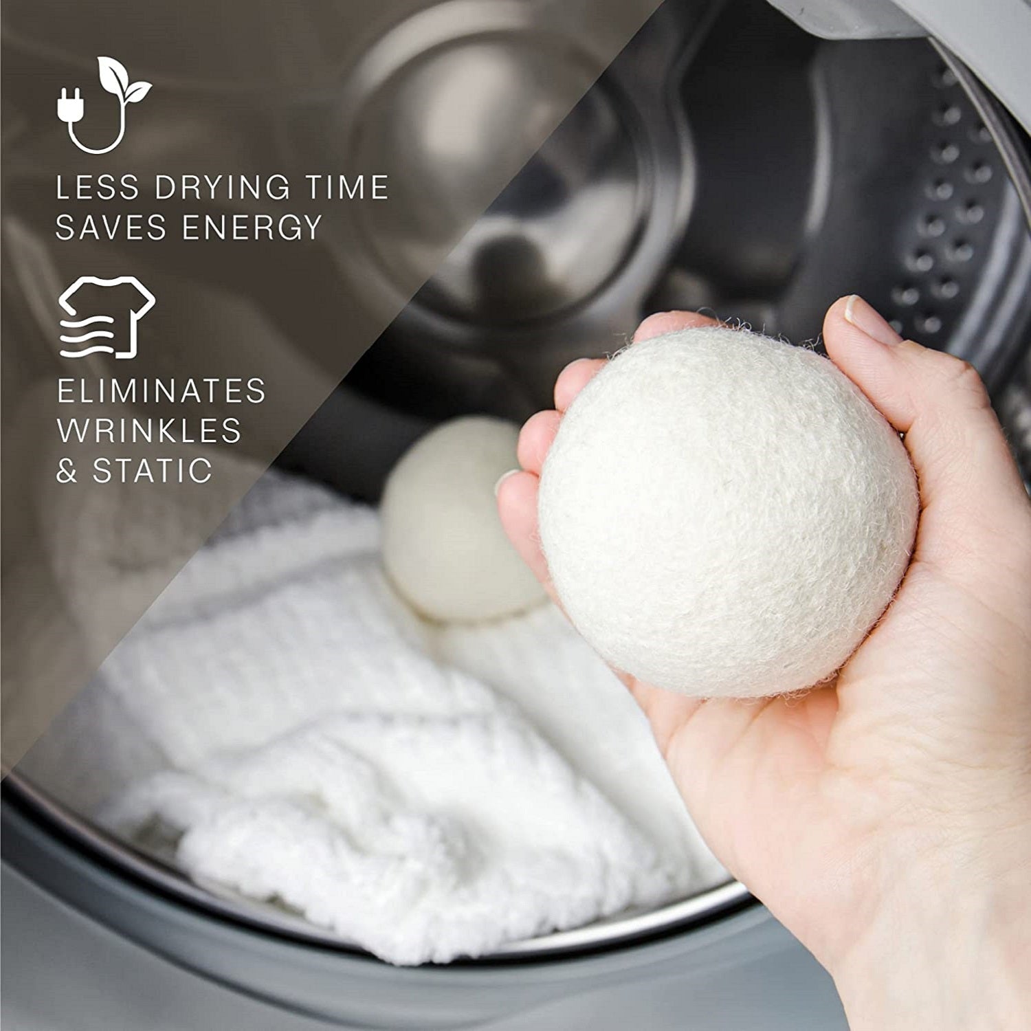 100% Pure New Zealand Wool Dryer Balls - BlueBreeze