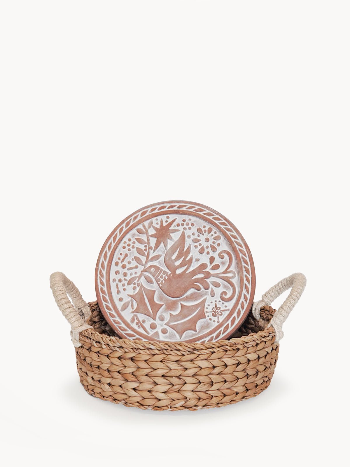 Bread Warmer & Basket - Bird Round - BlueBreeze