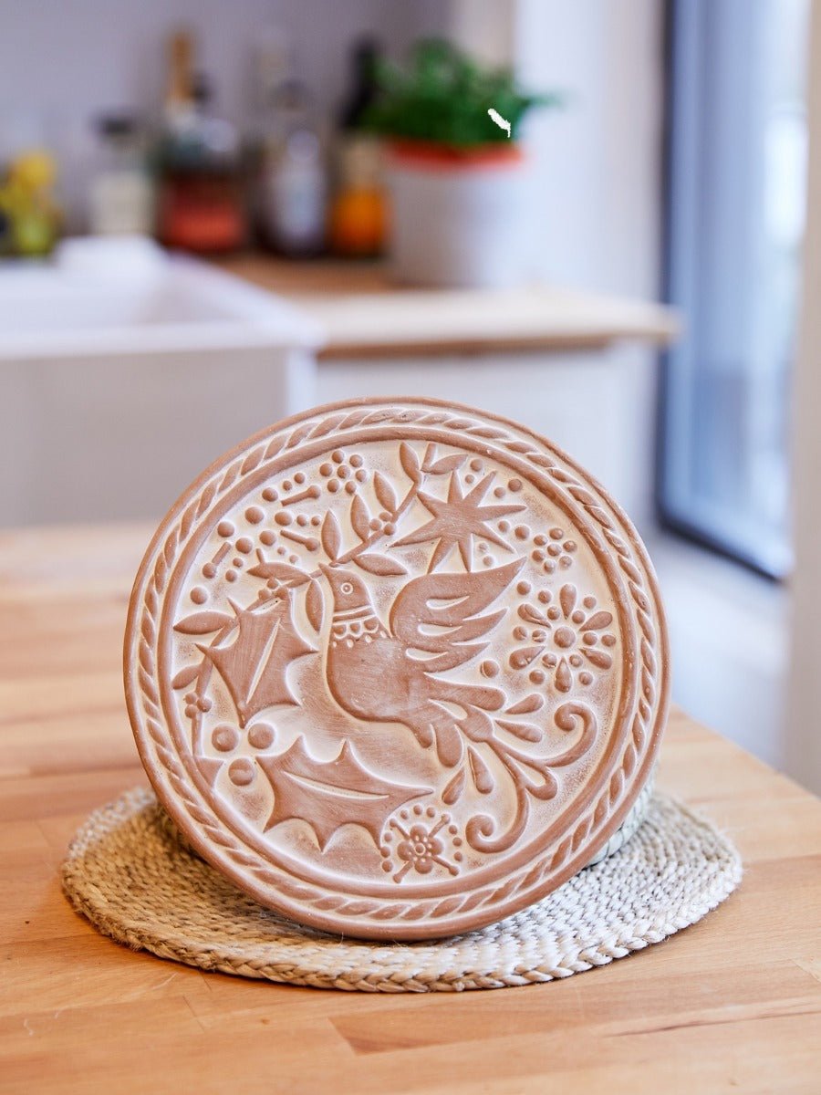 Bread Warmer & Basket - Bird Round - BlueBreeze