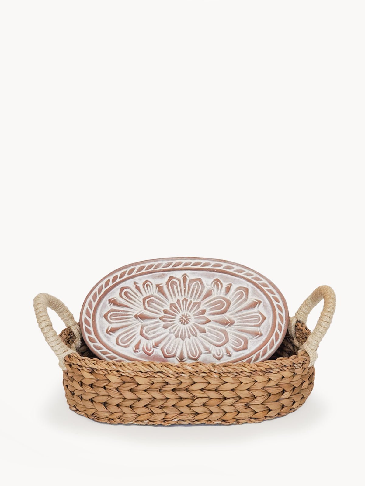 Bread Warmer & Basket - Flower - BlueBreeze