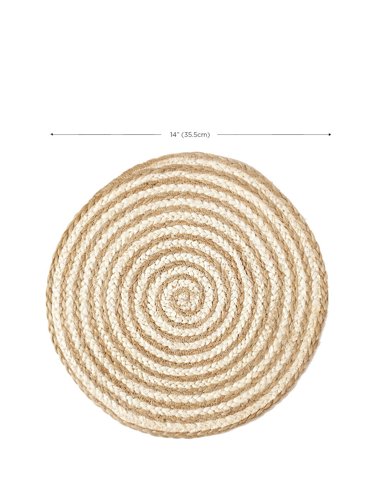 Kata Spiral Placemat - Natural (Set of 4) - BlueBreeze