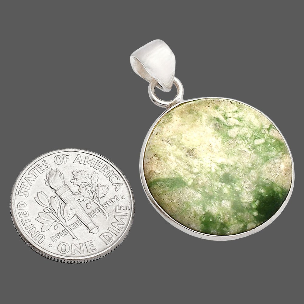 Natural Utah Variscite Pendant P - 1001 SDP148099 - BlueBreeze