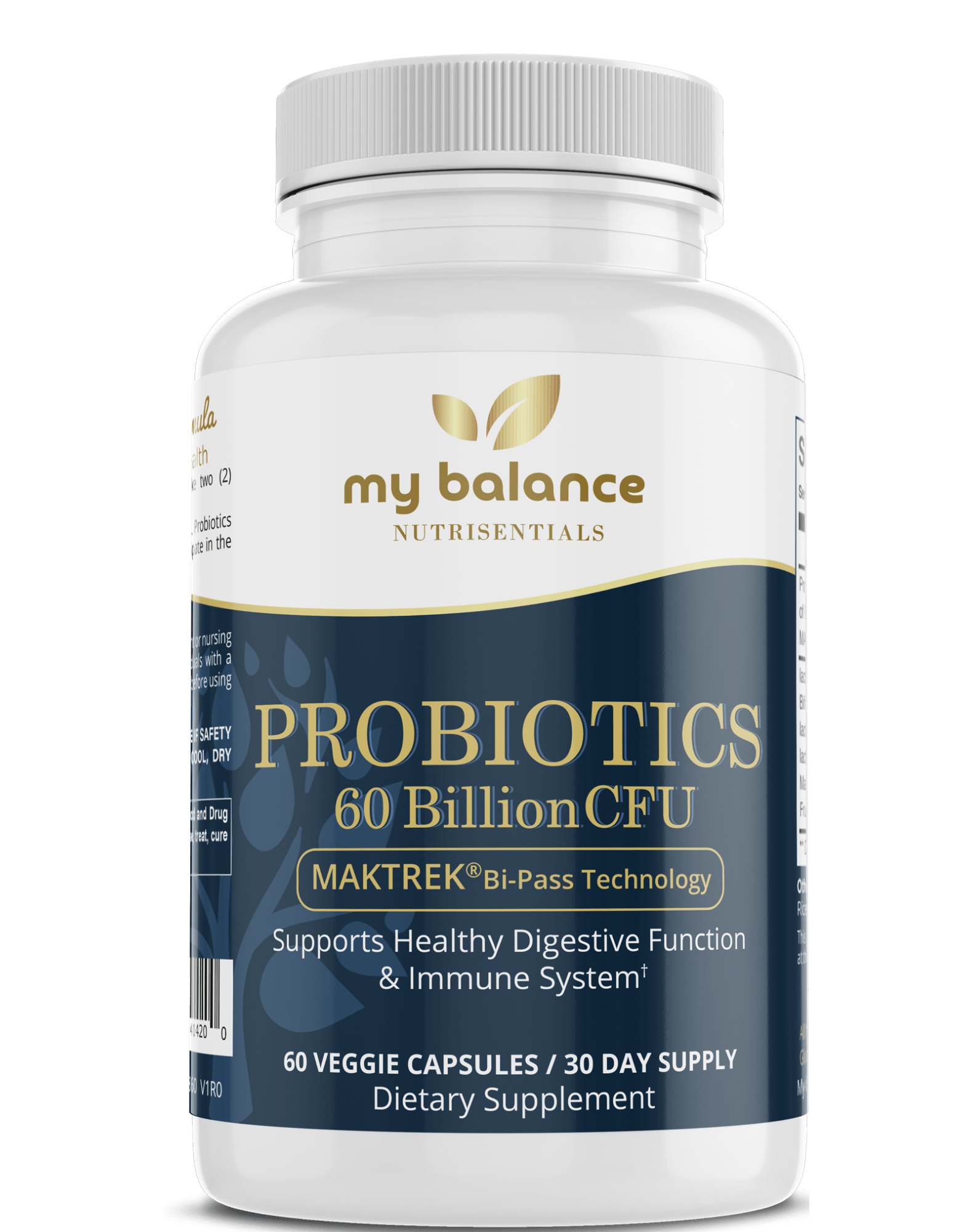 Probiotics 60 billion - Max Strength - BlueBreeze