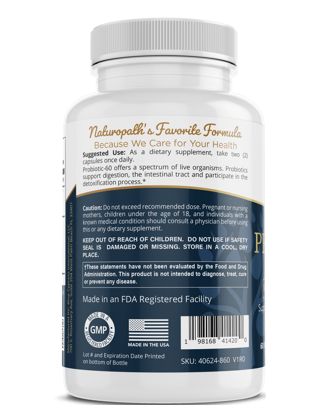 Probiotics 60 billion - Max Strength - BlueBreeze
