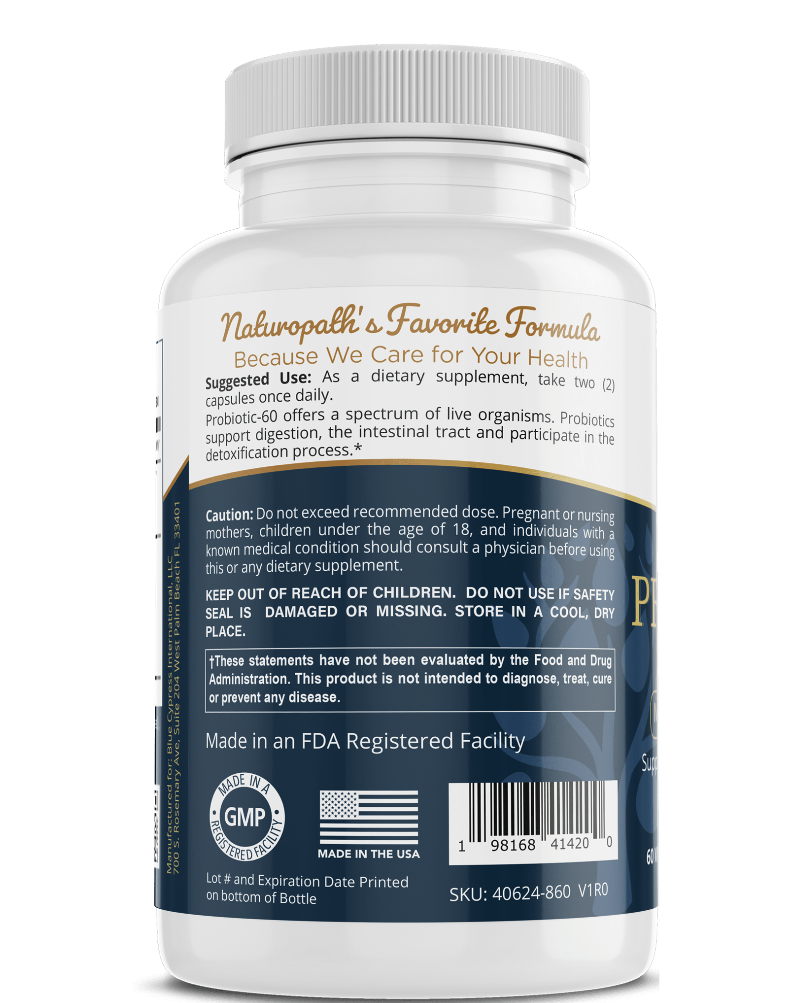 Probiotics 60 billion - Max Strength - BlueBreeze