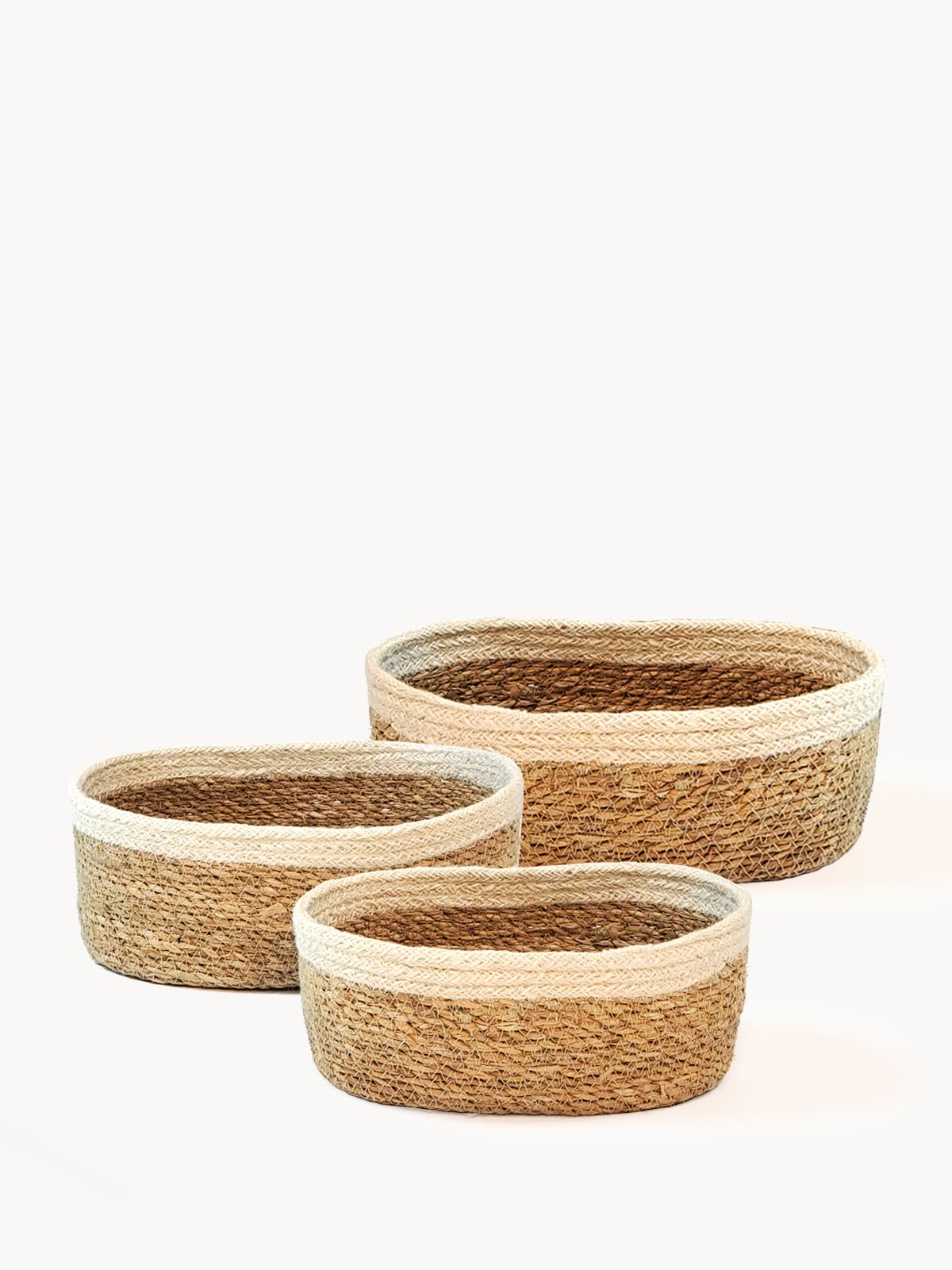 Savar Oval Bowl (Set of 3) - BlueBreeze
