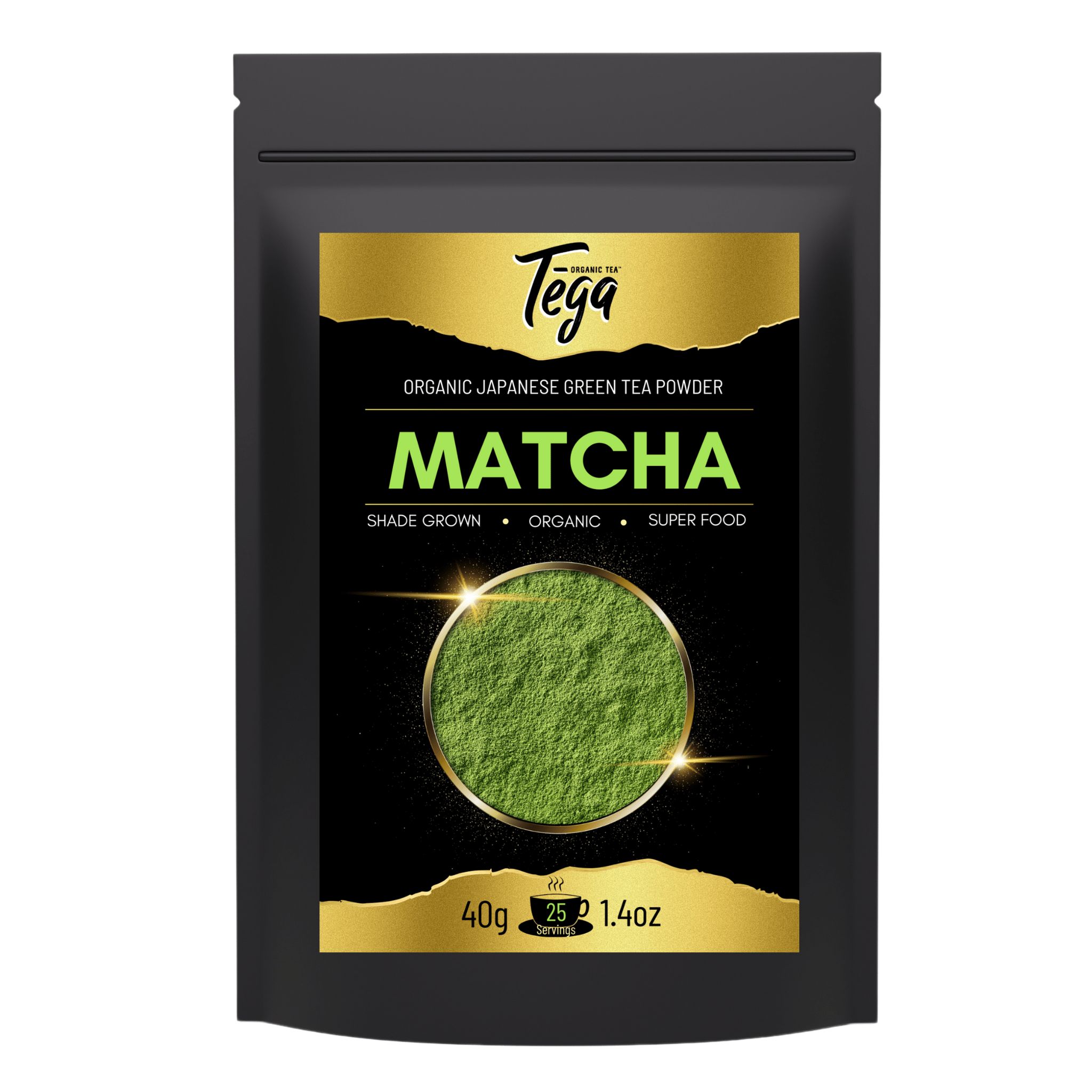 Tega Organic Japanese Matcha Green Tea Powder 40g - BlueBreeze